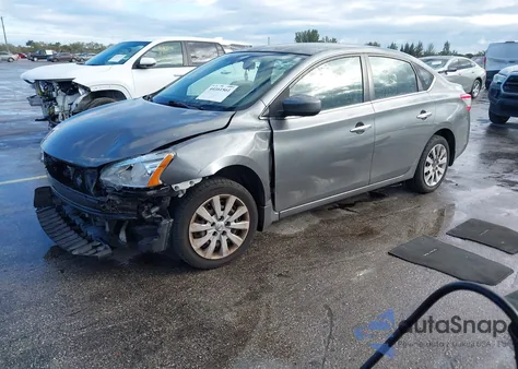 2015 Nissan Sentra S из США, поврежденный, VIN 3N1AB7AP8FY381746